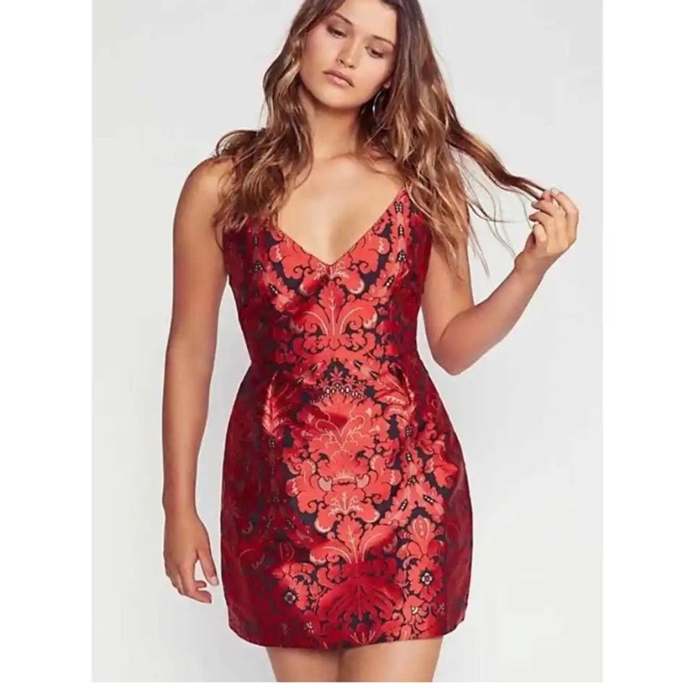 NWT Free People queen of hearts dress